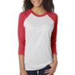 Next Level Unisex Triblend 3/4 Sleeve Raglan Tee | https://www.bestnamebadges.com