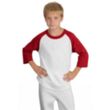 Sport-Tek Youth Colorblock Raglan Jersey - Dark/All | https://www.bestnamebadges.com