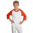 Sport-Tek Youth Colorblock Raglan Jersey - Dark/All | https://www.bestnamebadges.com