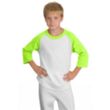 Sport-Tek Youth Colorblock Raglan Jersey - Dark/All | https://www.bestnamebadges.com