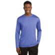Sport-Tek Long Sleeve Heather Contender Tee | https://www.bestnamebadges.com