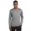 Sport-Tek Long Sleeve Heather Contender Tee | https://www.bestnamebadges.com