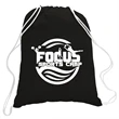 5.5 oz. Cotton Canvas Drawstring Cinch Backpack | https://www.bestnamebadges.com