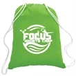 5.5 oz. Cotton Canvas Drawstring Cinch Backpack | https://www.bestnamebadges.com