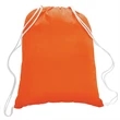 5.5 oz. Cotton Canvas Drawstring Cinch Backpack | https://www.bestnamebadges.com