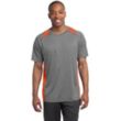 Sport-Tek Heather Colorblock Contender Tee - Dark/All | https://www.bestnamebadges.com