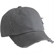 District Threads Distressed Cap - Dark/All | https://www.bestnamebadges.com