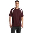 Sport-Tek Colorblock Raglan Jersey - Dark/All | https://www.bestnamebadges.com