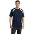 Sport-Tek Colorblock Raglan Jersey - Dark/All | https://www.bestnamebadges.com