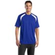 Sport-Tek Colorblock Raglan Jersey - Dark/All | https://www.bestnamebadges.com