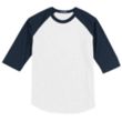 Sport-Tek Colorblock Raglan Jersey - Dark/All | https://www.bestnamebadges.com