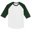 Sport-Tek Colorblock Raglan Jersey - Dark/All | https://www.bestnamebadges.com