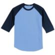 Sport-Tek Colorblock Raglan Jersey - Dark/All | https://www.bestnamebadges.com