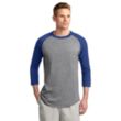 Sport-Tek Colorblock Raglan Jersey - Dark/All | https://www.bestnamebadges.com