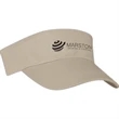 Cotton Twill Visor - Silkscreen | https://www.bestnamebadges.com