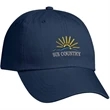 Cotton Chino Unstructured Cap | https://www.bestnamebadges.com