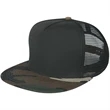 Camo Flatbill Cap - Silk Screen | https://www.bestnamebadges.com