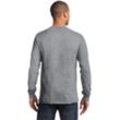 Port & Company Long Sleeve Essential T-Shirt - Light/Heather | https://www.bestnamebadges.com
