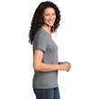 Port & Company Ladies Essential T-Shirt - Light/Heather | https://www.bestnamebadges.com