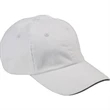 6-Panel Unstructured Sandwich Cap - Dark/All | https://www.bestnamebadges.com