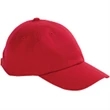 6-Panel Brushed Twill Unstructured Cap - Dark/All | https://www.bestnamebadges.com