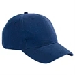6-Panel Brushed Twill Structured Cap - Dark/All | https://www.bestnamebadges.com