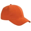 6-Panel Brushed Twill Structured Cap - Dark/All | https://www.bestnamebadges.com