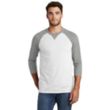 New Era Sueded Cotton 3/4-Sleeve Baseball Raglan Tee | https://www.bestnamebadges.com