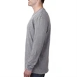 Next Level Men's Cotton Long-Sleeve Crew | https://www.bestnamebadges.com