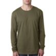Next Level Men's Cotton Long-Sleeve Crew | https://www.bestnamebadges.com