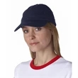Bayside Washed Chino Twill Unstructured Cap | https://www.bestnamebadges.com