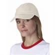 Bayside Washed Chino Twill Unstructured Cap | https://www.bestnamebadges.com
