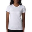 Next Level Ladies' CVC Crew Neck Tee | https://www.bestnamebadges.com