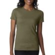 Next Level Ladies' CVC Crew Neck Tee | https://www.bestnamebadges.com