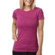 Next Level Ladies' CVC Crew Neck Tee | https://www.bestnamebadges.com