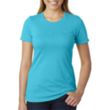Next Level Ladies' CVC Crew Neck Tee | https://www.bestnamebadges.com