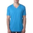 Next Level Men's Premium CVC V-Neck T-Shirt | https://www.bestnamebadges.com