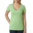 Next Level Women's CVC Deep V-Neck Tee | https://www.bestnamebadges.com