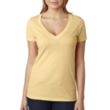 Next Level Women's CVC Deep V-Neck Tee | https://www.bestnamebadges.com