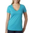 Next Level Women's CVC Deep V-Neck Tee | https://www.bestnamebadges.com