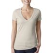 Next Level Women's CVC Deep V-Neck Tee | https://www.bestnamebadges.com