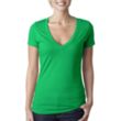 Next Level Women's CVC Deep V-Neck Tee | https://www.bestnamebadges.com