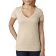 Next Level Women's CVC Deep V-Neck Tee | https://www.bestnamebadges.com