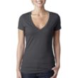 Next Level Women's CVC Deep V-Neck Tee | https://www.bestnamebadges.com