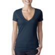 Next Level Women's CVC Deep V-Neck Tee | https://www.bestnamebadges.com