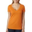 Next Level Women's CVC Deep V-Neck Tee | https://www.bestnamebadges.com