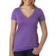 Next Level Women's CVC Deep V-Neck Tee | https://www.bestnamebadges.com