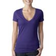 Next Level Women's CVC Deep V-Neck Tee | https://www.bestnamebadges.com