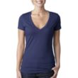 Next Level Women's CVC Deep V-Neck Tee | https://www.bestnamebadges.com