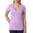 Next Level Women's CVC Deep V-Neck Tee | https://www.bestnamebadges.com